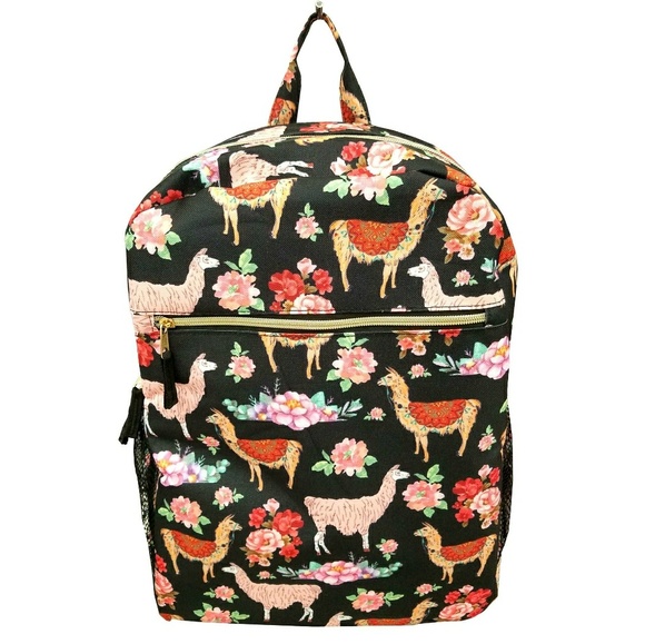 Under One Sky Handbags - Under One Sky Llama Black Backpack Under One Sky Handbags - Under One Sky Llama Black Backpack